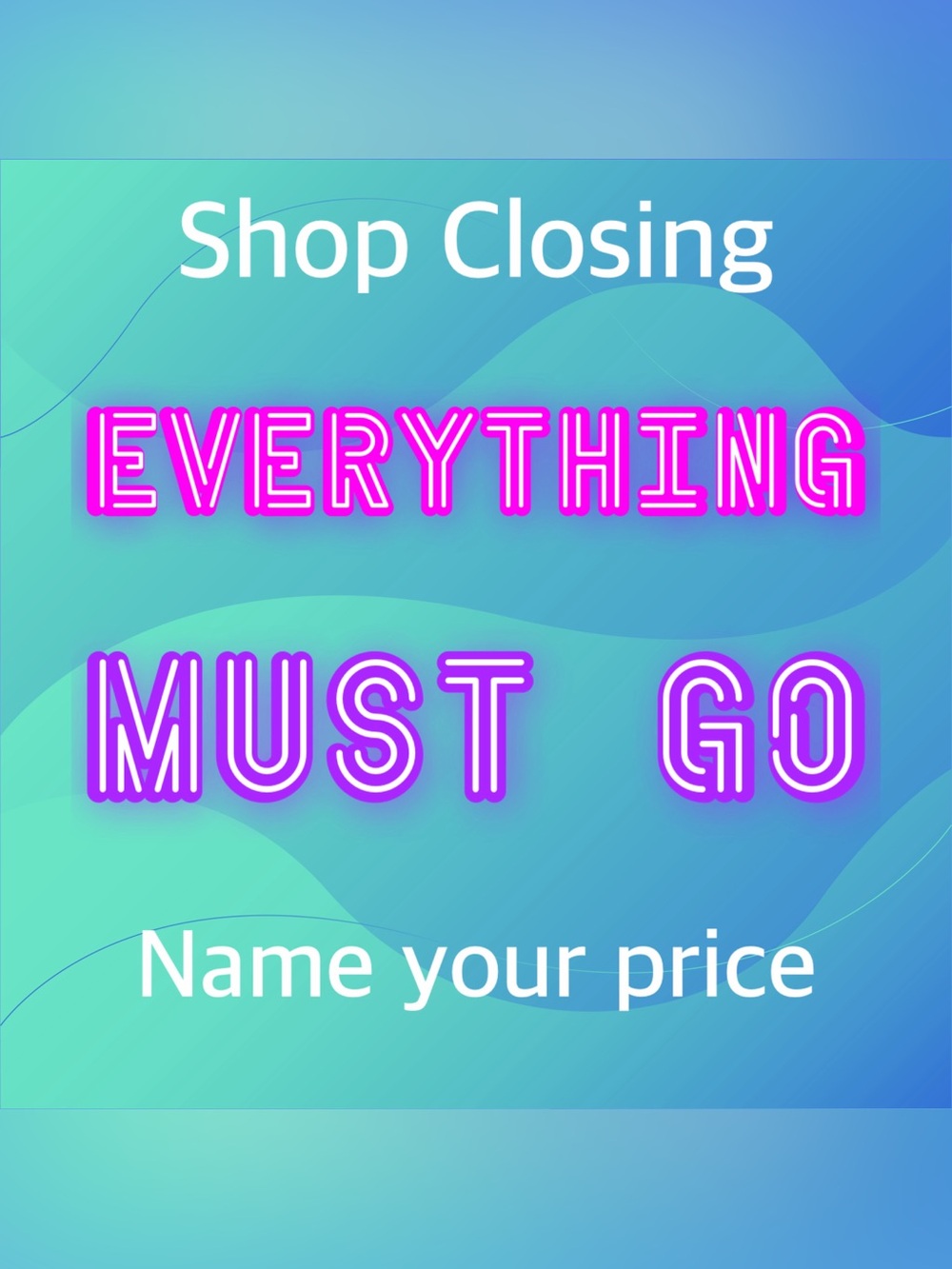 Shop Closing